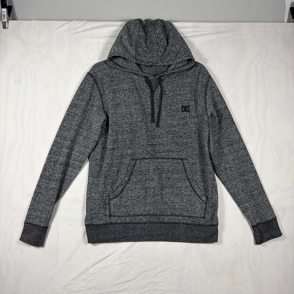 DC Shoes Pullover Hoodie Size Small Heathered Gray